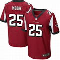 America Football jerseys 25#Moore red color men's   Elite Jerseys 1