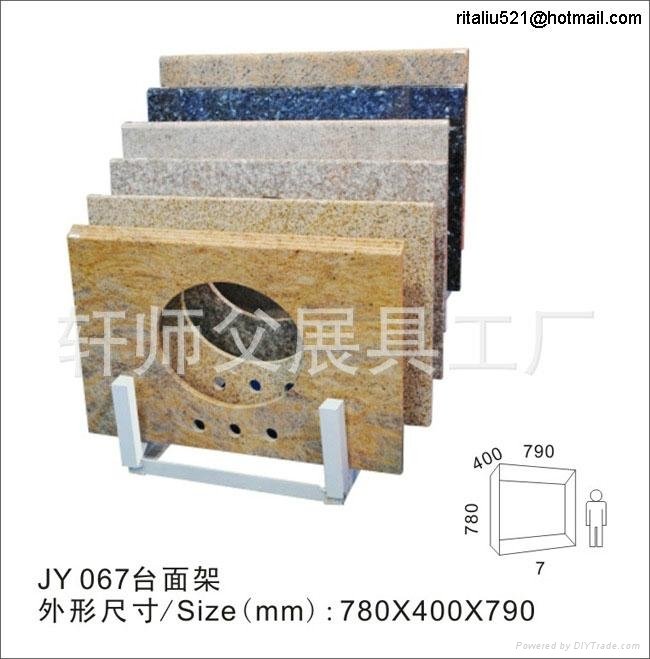 wood flooring display stand for waistline tile with two sides 3