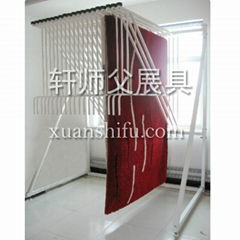 flooring metal material carpet display stand