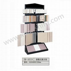 slotting ceramic tile display stand rack XM-A019