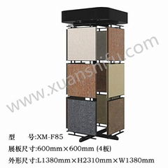 metal floor display stand for ceramic tile stone XM-F85