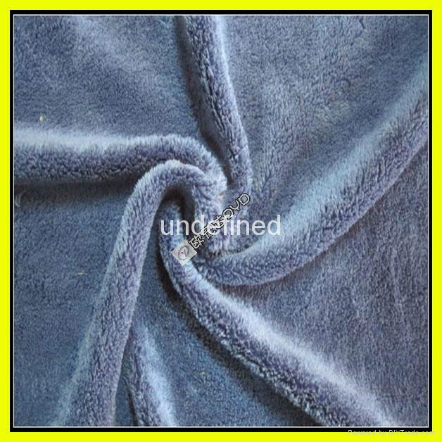 100% polyester warp knitting super soft velvet fabric 3