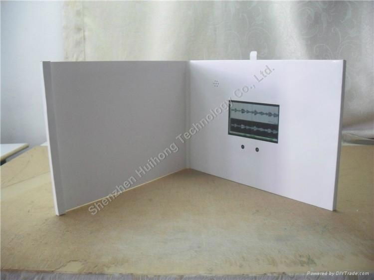 Blank A5 format 2.4 inch video greeting card 3