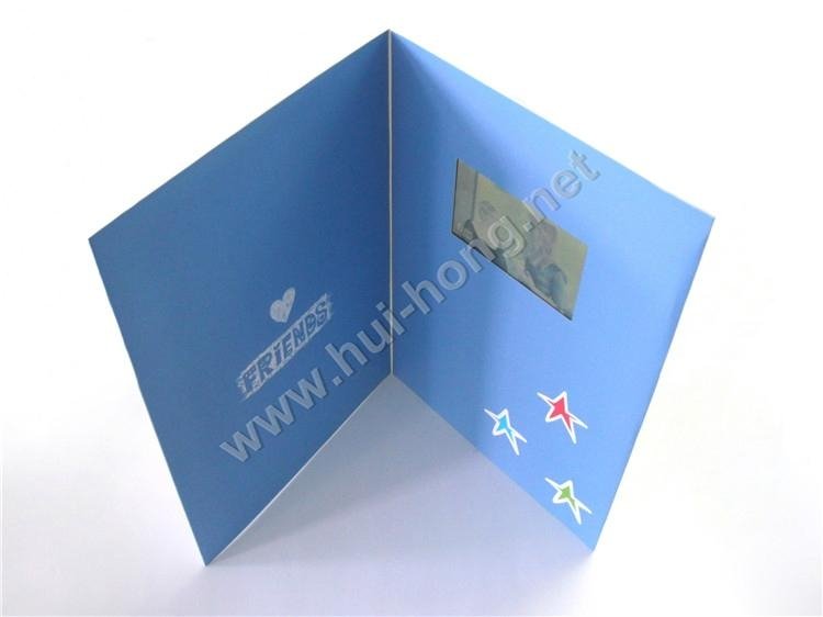 4.3 inch video brochure video greeting card video book 4