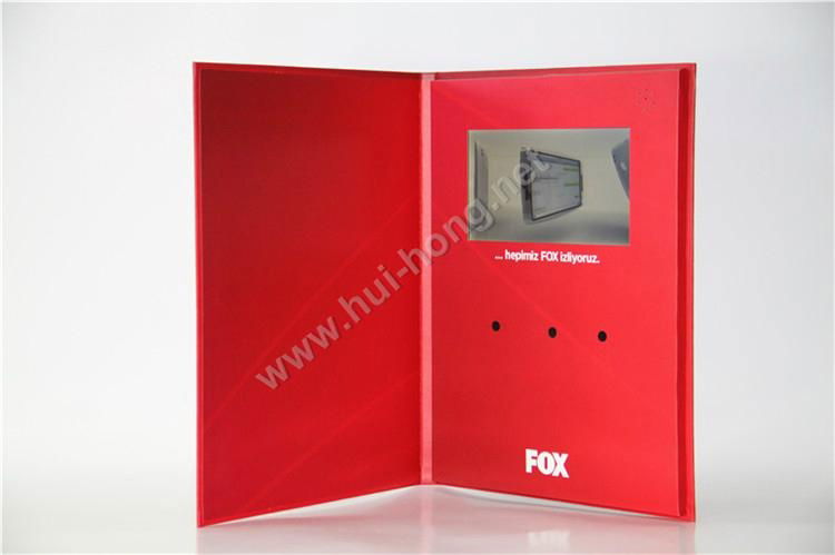 7 inch video greeting card video brochure video book