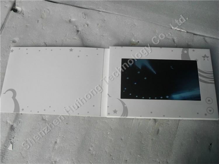 7 inch invitation LCD video greeting card 2