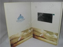 7 inch invitation LCD video brochure card