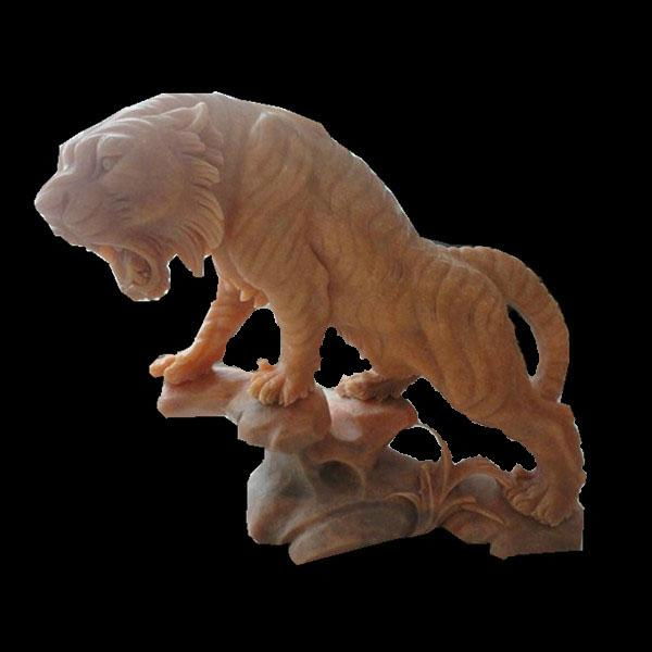 Factory Price Hand Carved Life Size Granite Stone Lion Garden Sculptures 5