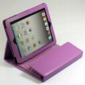 2014 Popular Bluetooth keyboard leather case for Apple Ipad customized support 1