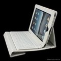 2014 Popular Bluetooth keyboard leather case for Apple Ipad customized support 5