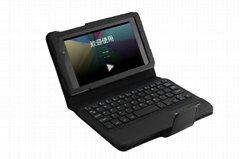 New Arrival Stand Leather Case Wireless Bluetooth Keyboard