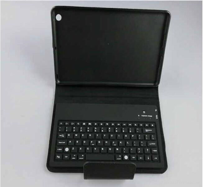 New Arrival Stand Leather Case Wireless Bluetooth Keyboard 3