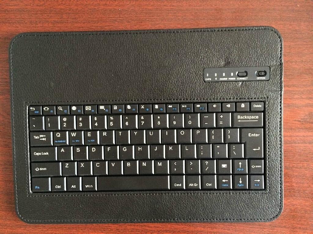 tablet PC detachable Bluetooth keyboard case universal design 2