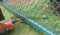 PVC coated chain link fence (diamond wire mesh) 4