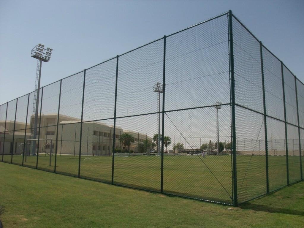 PVC coated chain link fence (diamond wire mesh) 5