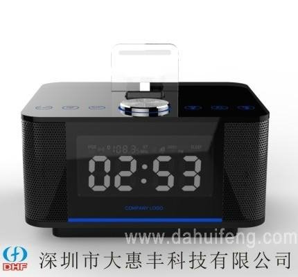 iphone docking  alarm clock bluetooth speakers 2