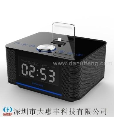 iphone docking  alarm clock bluetooth speakers 4