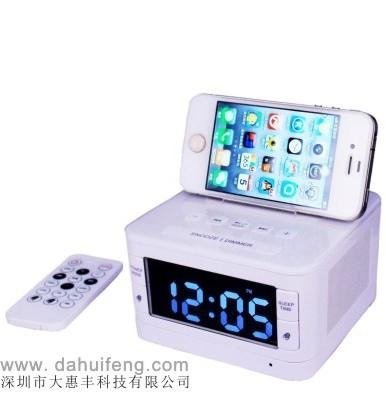 hotel alarm clock bluetooth speaker 2
