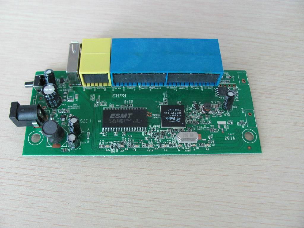 full inspection 150M wifi Wireless b/g/n 4p Router PCBA module