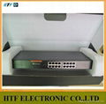 OEM/ODM 16p 10/100/1000M steel case unmanaged FAST gigabit ethernet switch 4