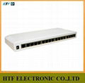 16p 10/100M 19-inch rack-mountable steel case unmanaged fast Network switch