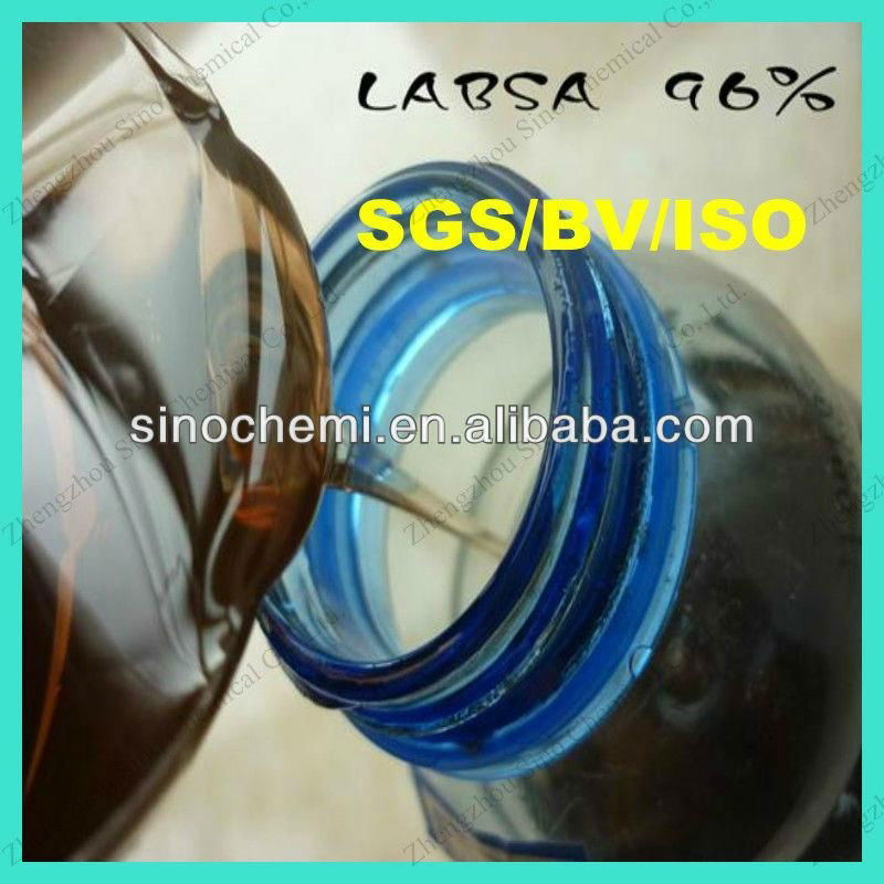 Manufacturer 96% LABSA China AAA credit Linear Alkyl Benzene Sulphonic Acid 4