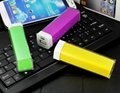 2600 mah Lipstick Power Banks with 5 colors