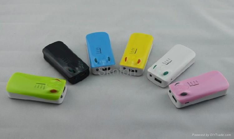 5600 mah Frog Power Banks USB Battery USB Chargers 3