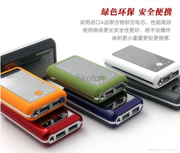8800 mah Double USB Power Banks Double USB Battery USB Chargers
