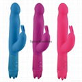 10 functions silicone dildo rabbit