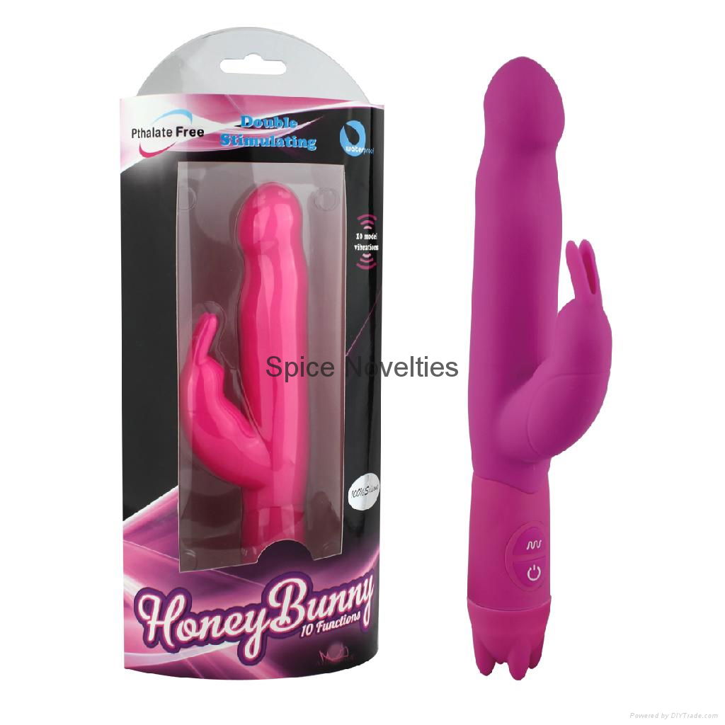 10 functions silicone dildo rabbit vibrators 3