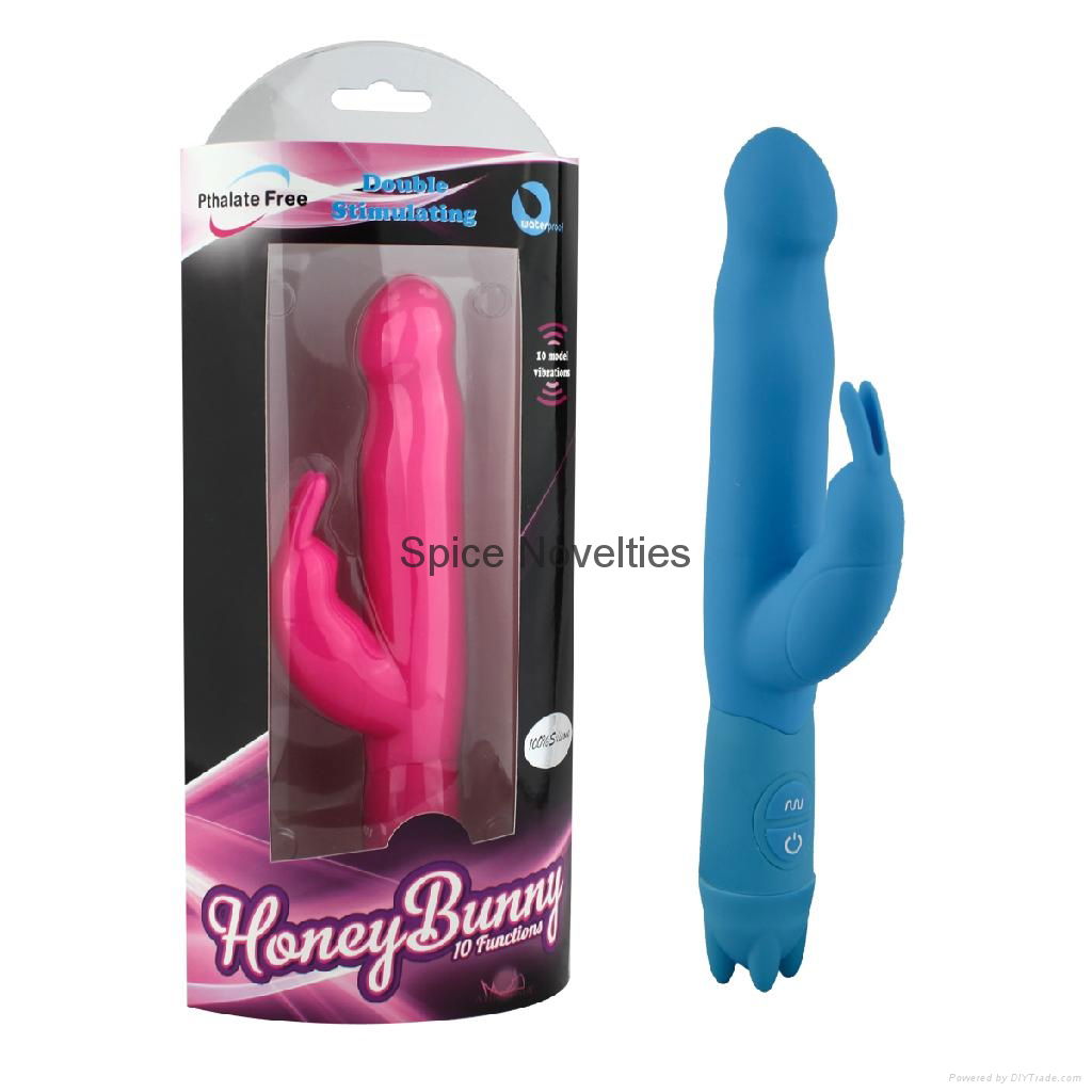 10 functions silicone dildo rabbit vibrators 4