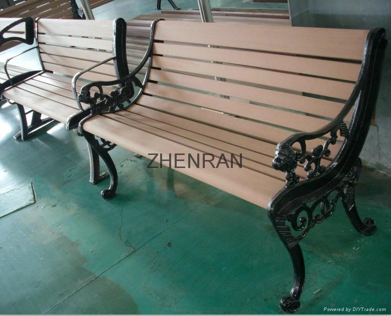 Eco Friendly Wpc Garden Bench Outdoor Waterproof Wpc Bench