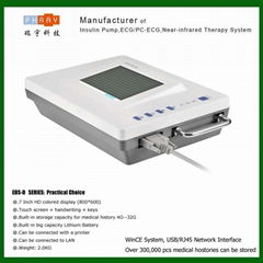 China factory wholesale 7inch HD color touch screen ECG machine EKG machine