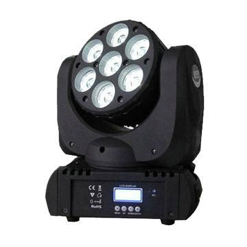 7*10W RGBW 4in1 Quad LED Beam Moving Head Light