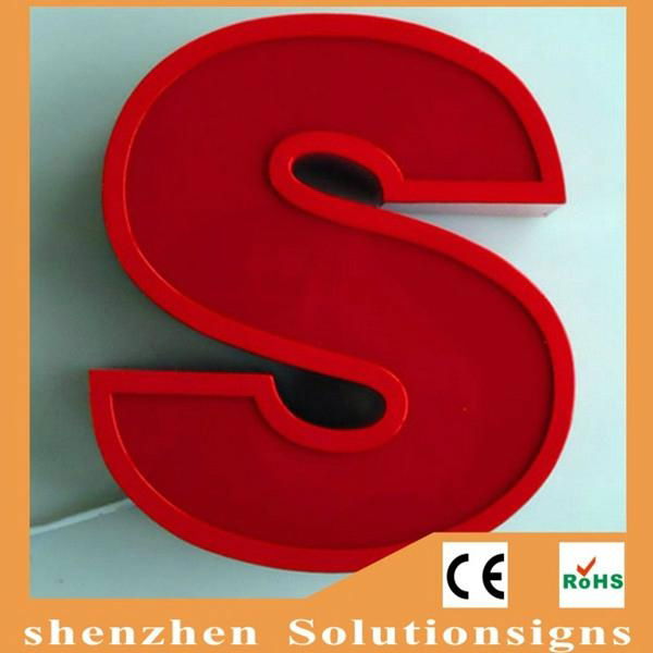 customized LED flashing acrylic led letter signs 5