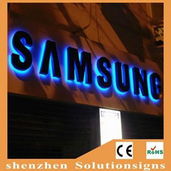 HX 2014 Waterproof Backlit LED Letter Shop Sign 