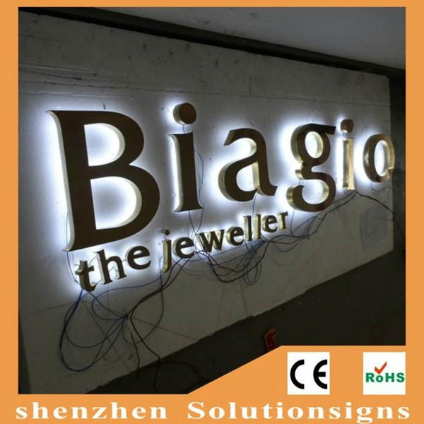 HX 2014 Waterproof Backlit LED Letter Shop Sign  3