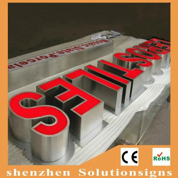 Custom made led illuminated sign,illuminated advertising signs