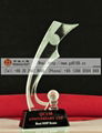 Supply Guangzhou Golf crystal trophy