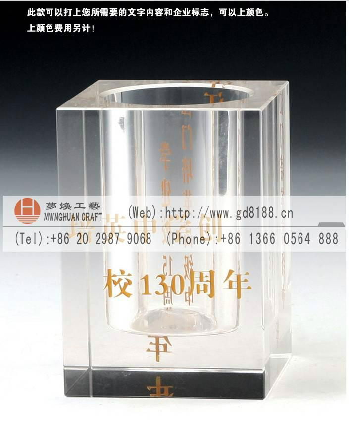 supply Guangzhou crystal pen holder