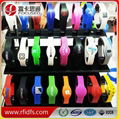 silicone PVC Nylon plastic waterproof wristband 2