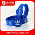 silicone PVC Nylon plastic waterproof wristband