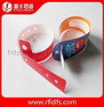 silicone PVC Nylon plastic waterproof wristband 3