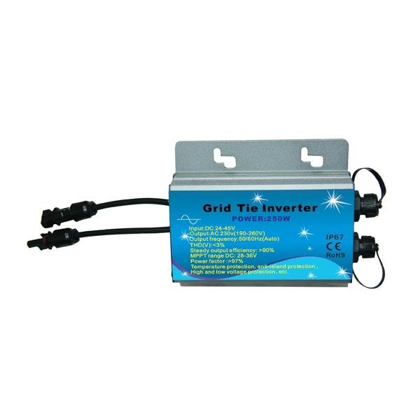 220v waterproof 200-300w grid micro solar power inverter