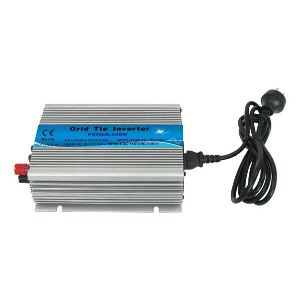 200-600w 10.5-28v 110v solar grid inverter for 18v solar panel