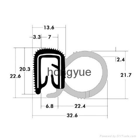 rubber edge trim    3