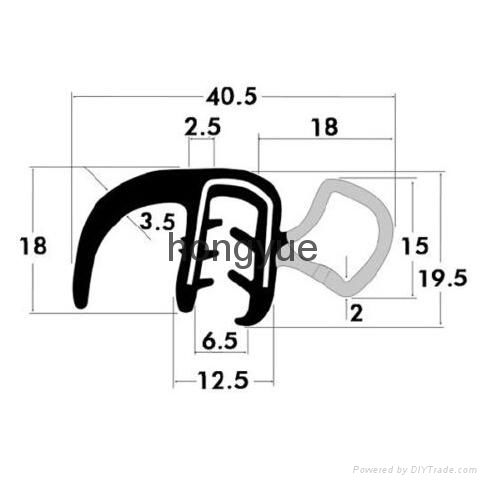 rubber edge trim    5