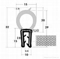 rubber edge trim, rubber edge molding, auto door edge guard