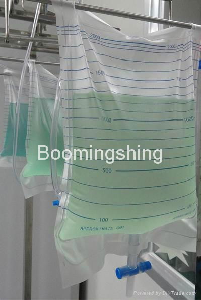 2000ml PVC Medical Plastic Sterile Disposable Urine Bag with Screw/T valve CE&IS 3